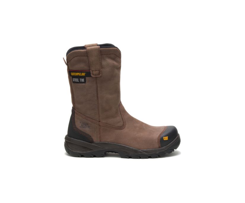 Caterpillar Spur Steel Toe - Brune Vernestøvler Herre - Norge ( DEZBL-7615 )